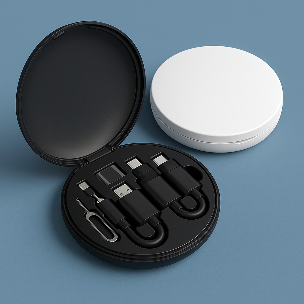 Set Multifuncional de Cables de Carga – Todo en Uno, Sin Enredos