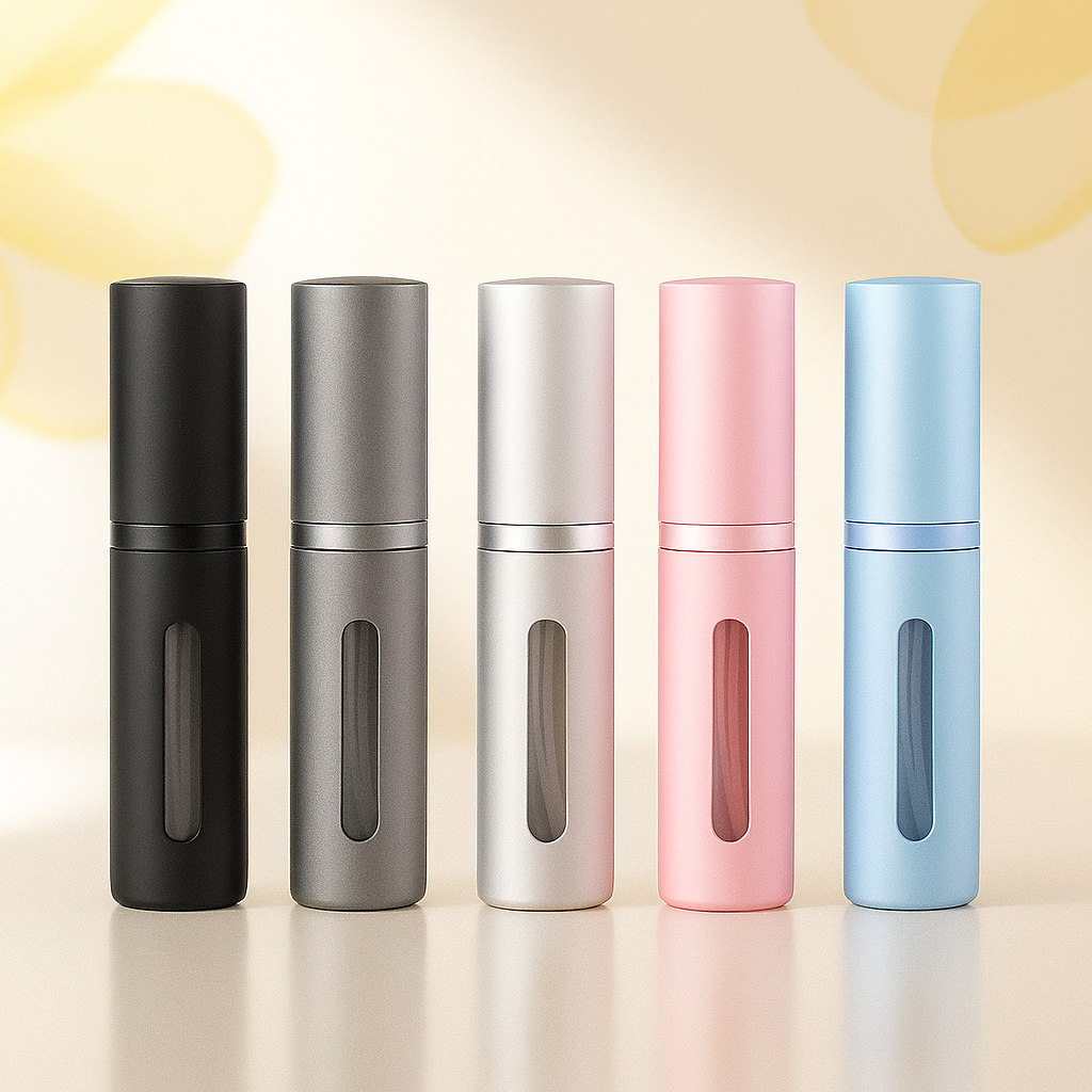 Atomizador de Perfume Recargable 5ml – Frescura Compacta en Todo Momento