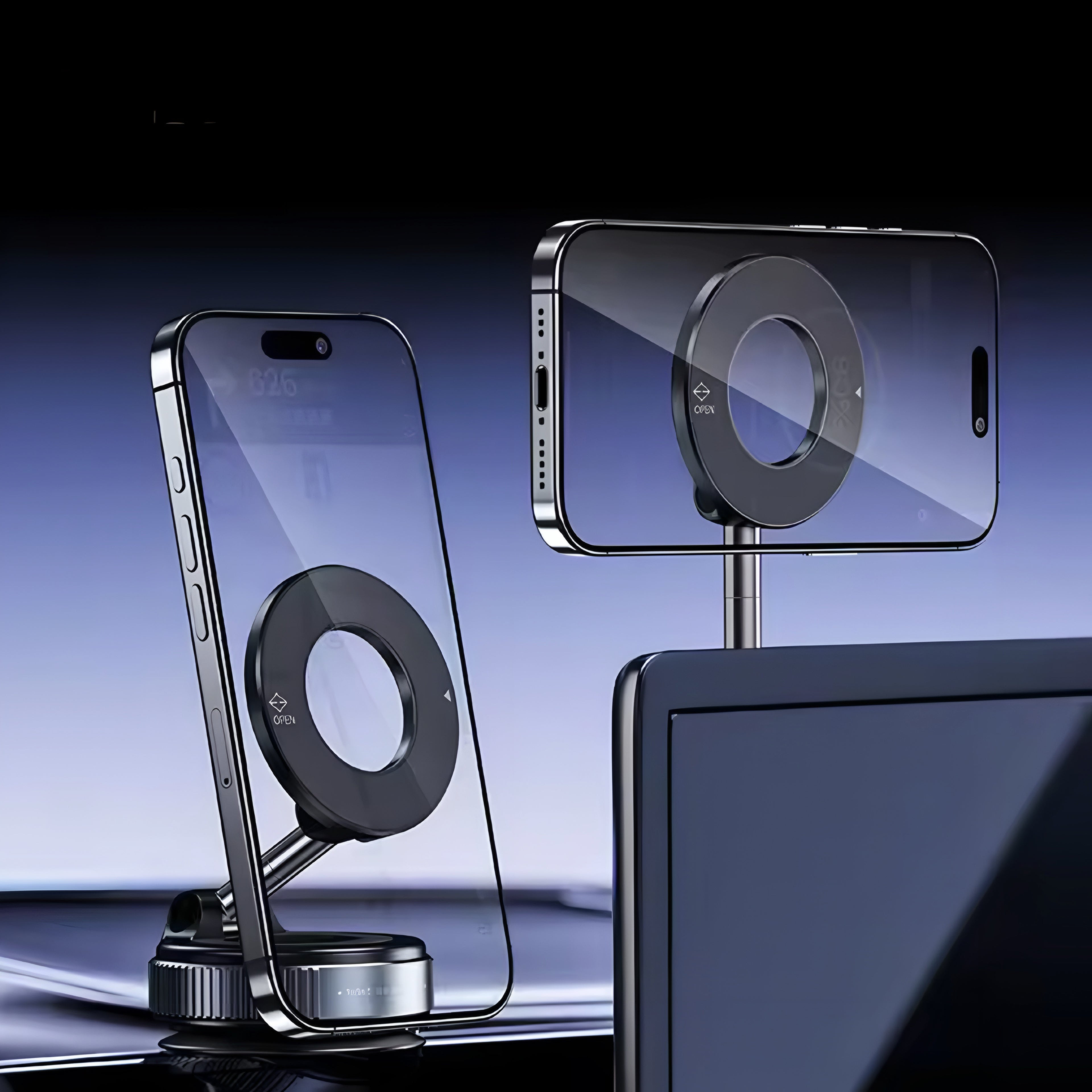 Soporte Magnético para Teléfono – Sujeción Potente y Visión Flexible
