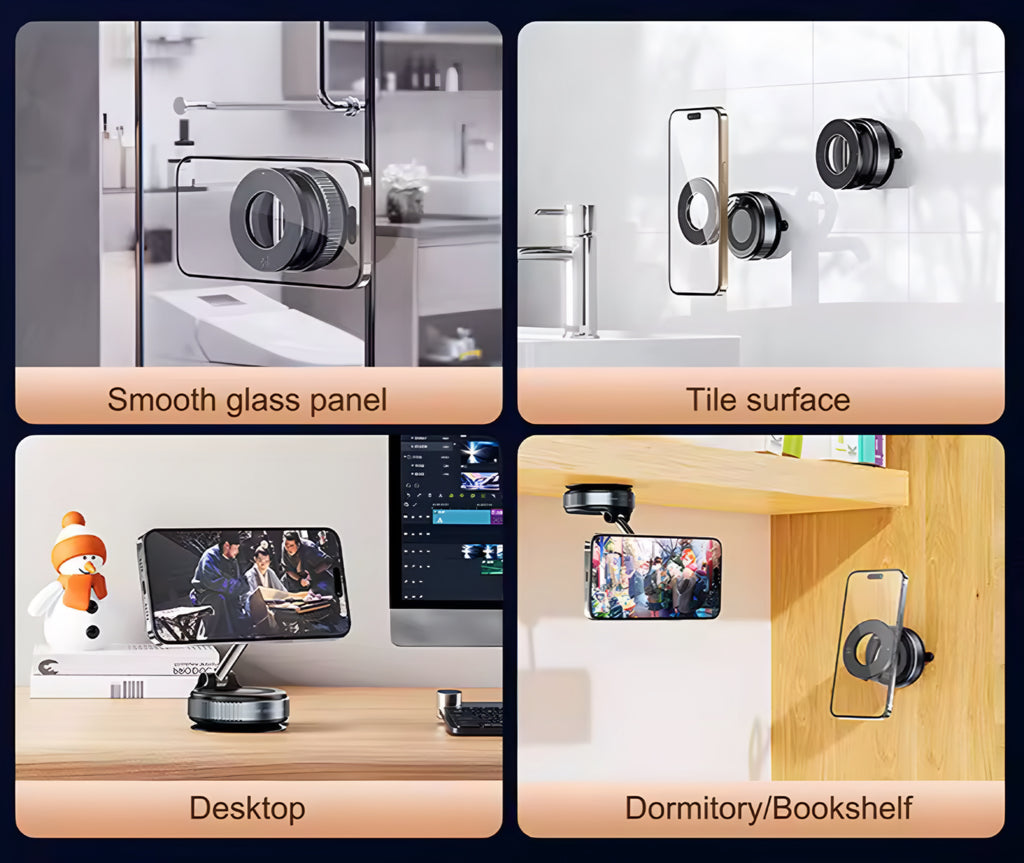 Soporte Magnético para Teléfono – Sujeción Potente y Visión Flexible
