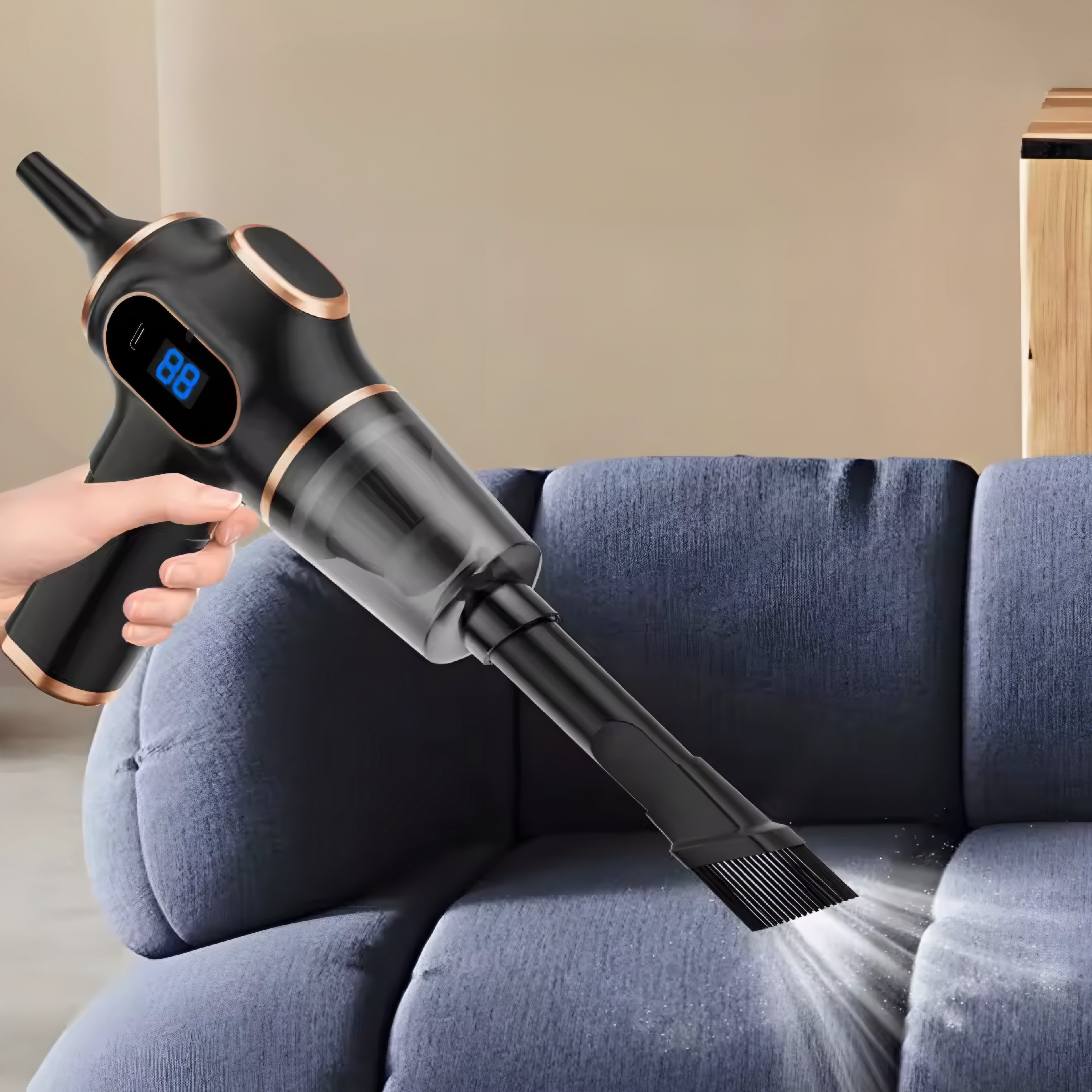 Aspiradora Inalámbrica ABS para Coche y Hogar