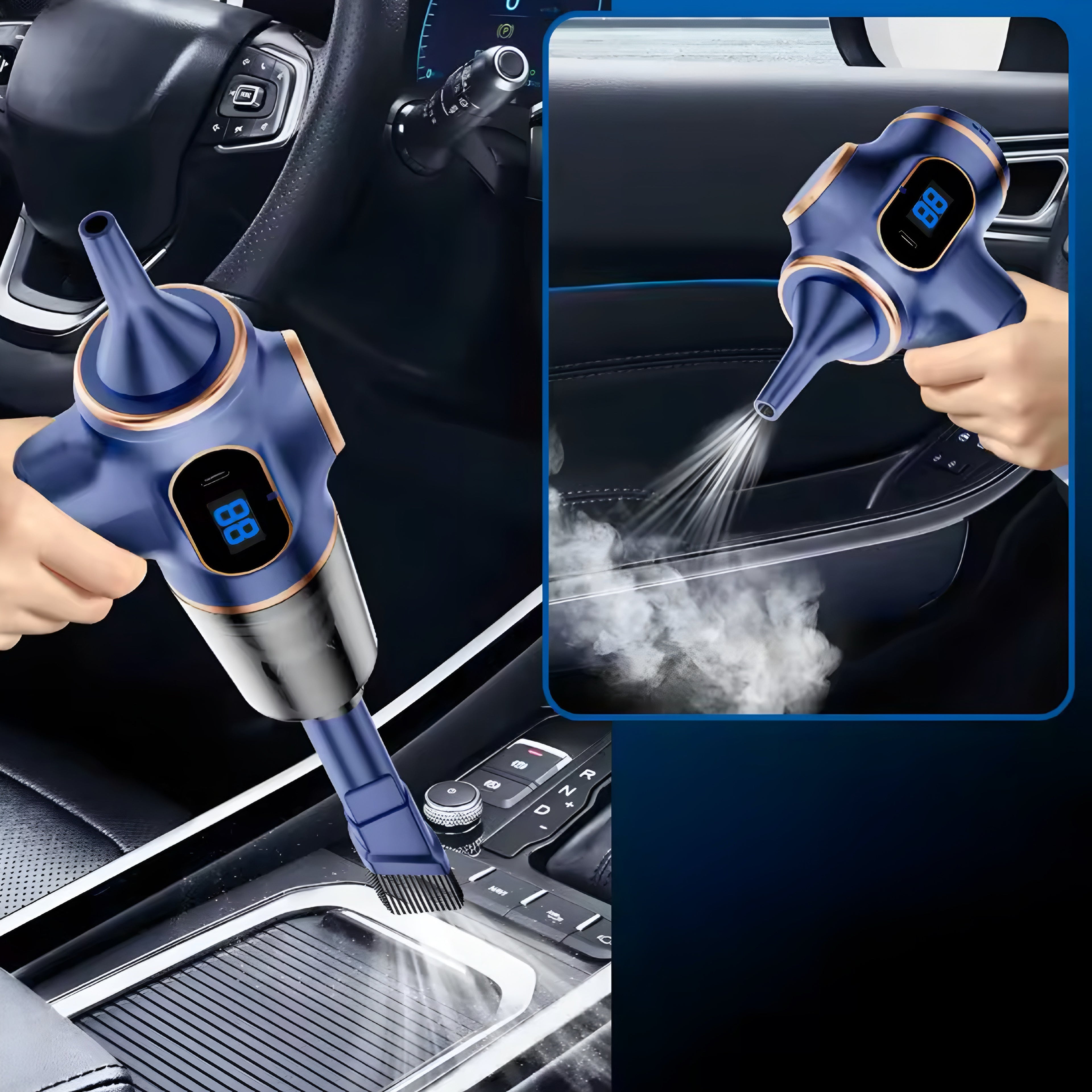 Aspiradora Inalámbrica ABS para Coche y Hogar