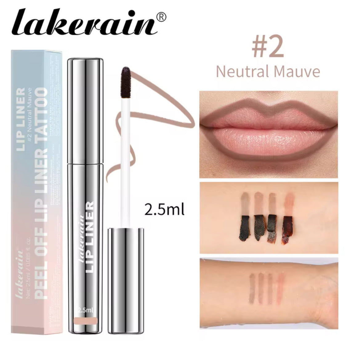 Peel Off Lip Liner Tattoo – Waterproof, Duradero y con Acabado Mate
