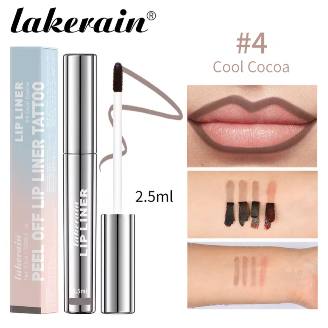 Peel Off Lip Liner Tattoo – Waterproof, Duradero y con Acabado Mate