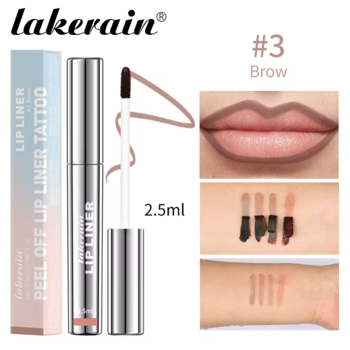 Peel Off Lip Liner Tattoo – Waterproof, Duradero y con Acabado Mate