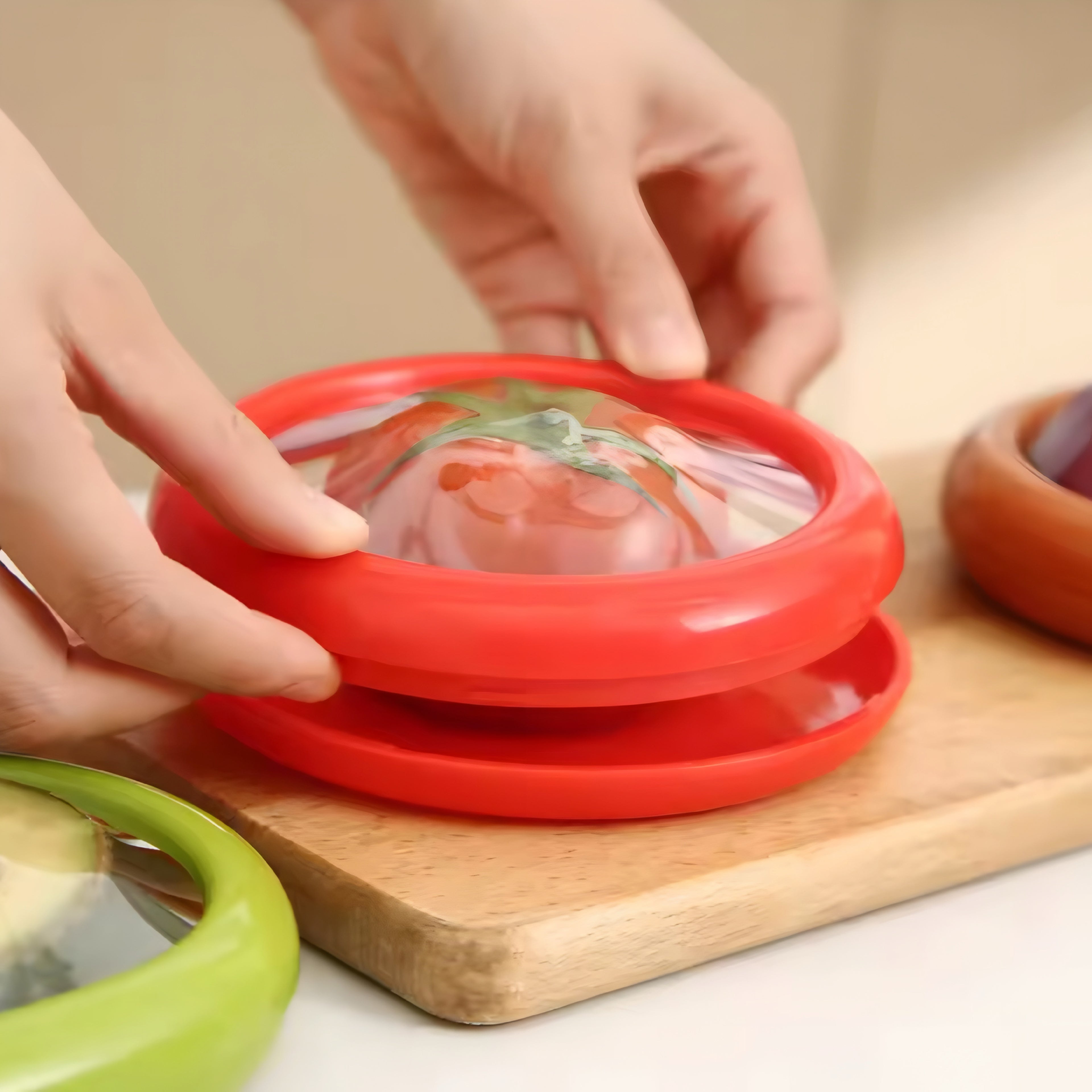 Contenedor Elástico Reutilizable para Frutas y Verduras