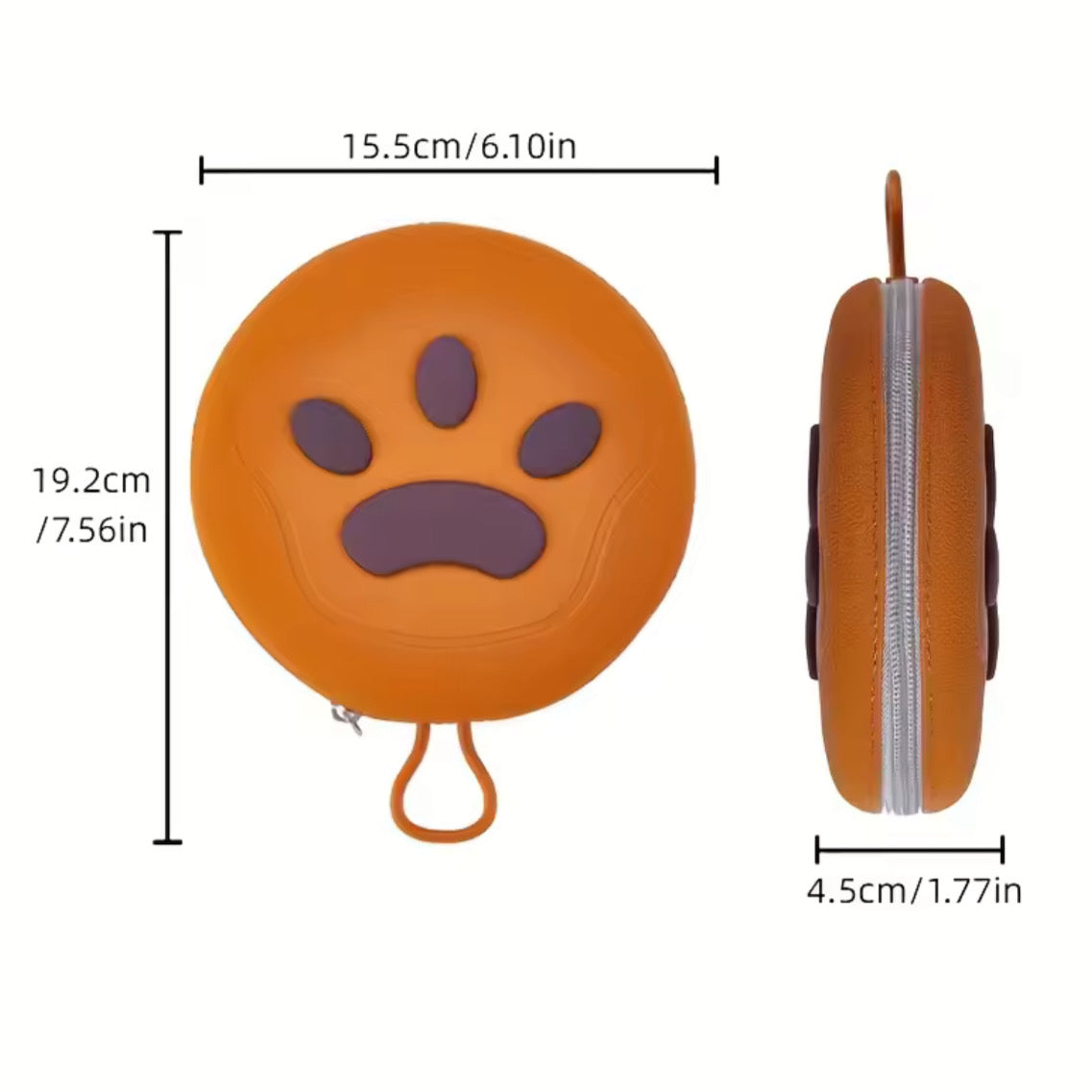 Cuenco Plegable de Silicona 2 en 1 para Perros