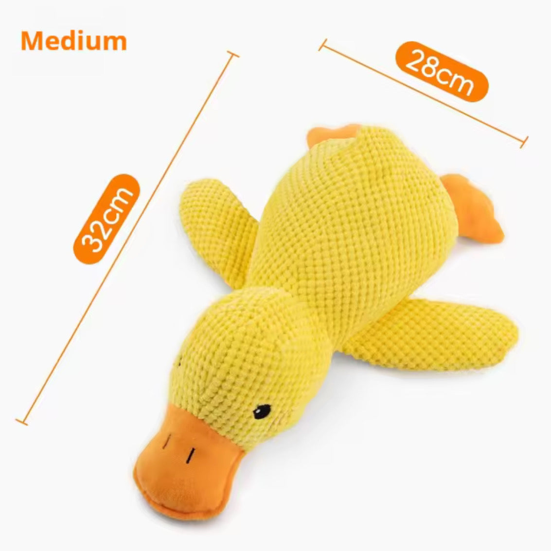 uguete de Pato de Peluche para Perros