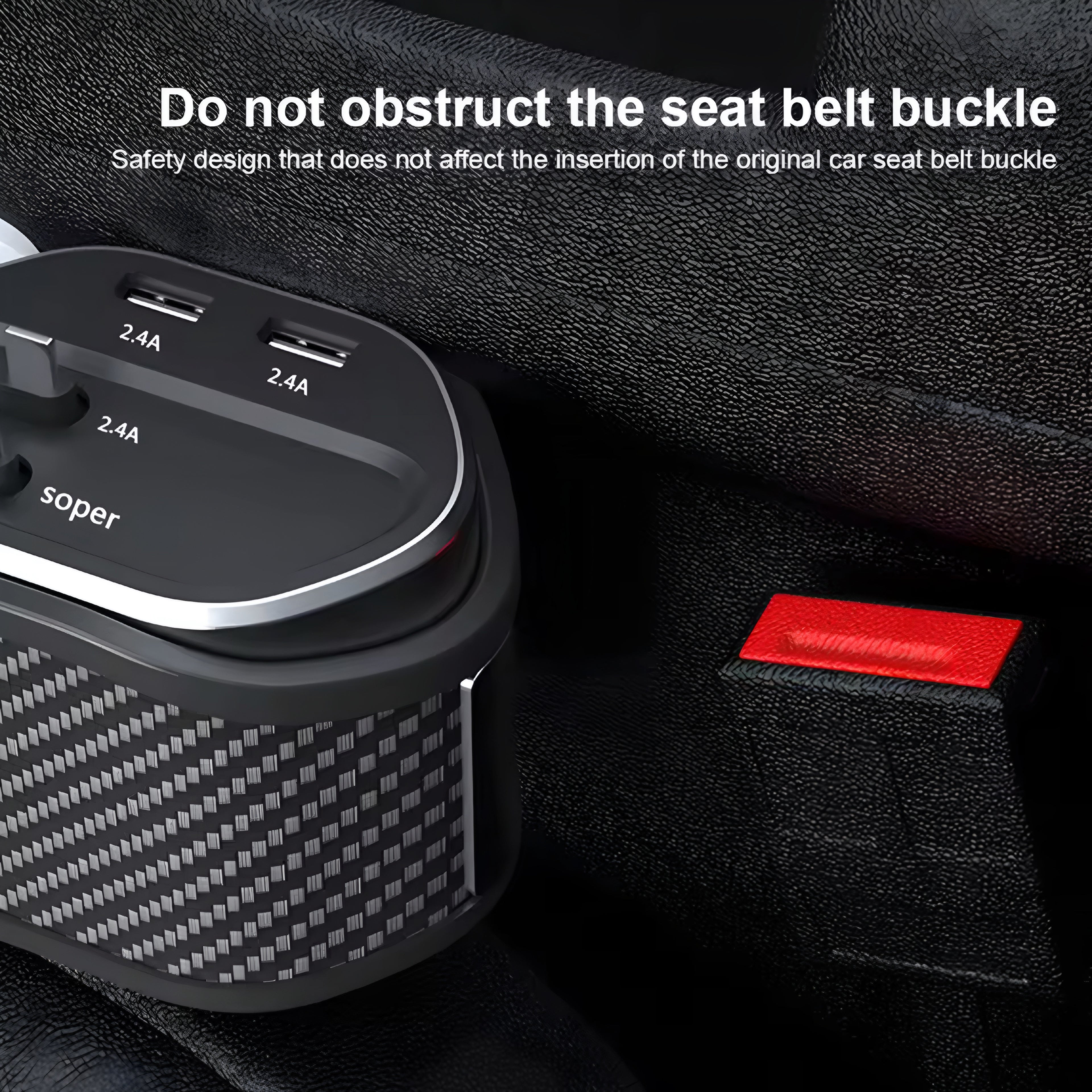 Organizador de Espacio para Asiento de Coche – Funcional y Elegante