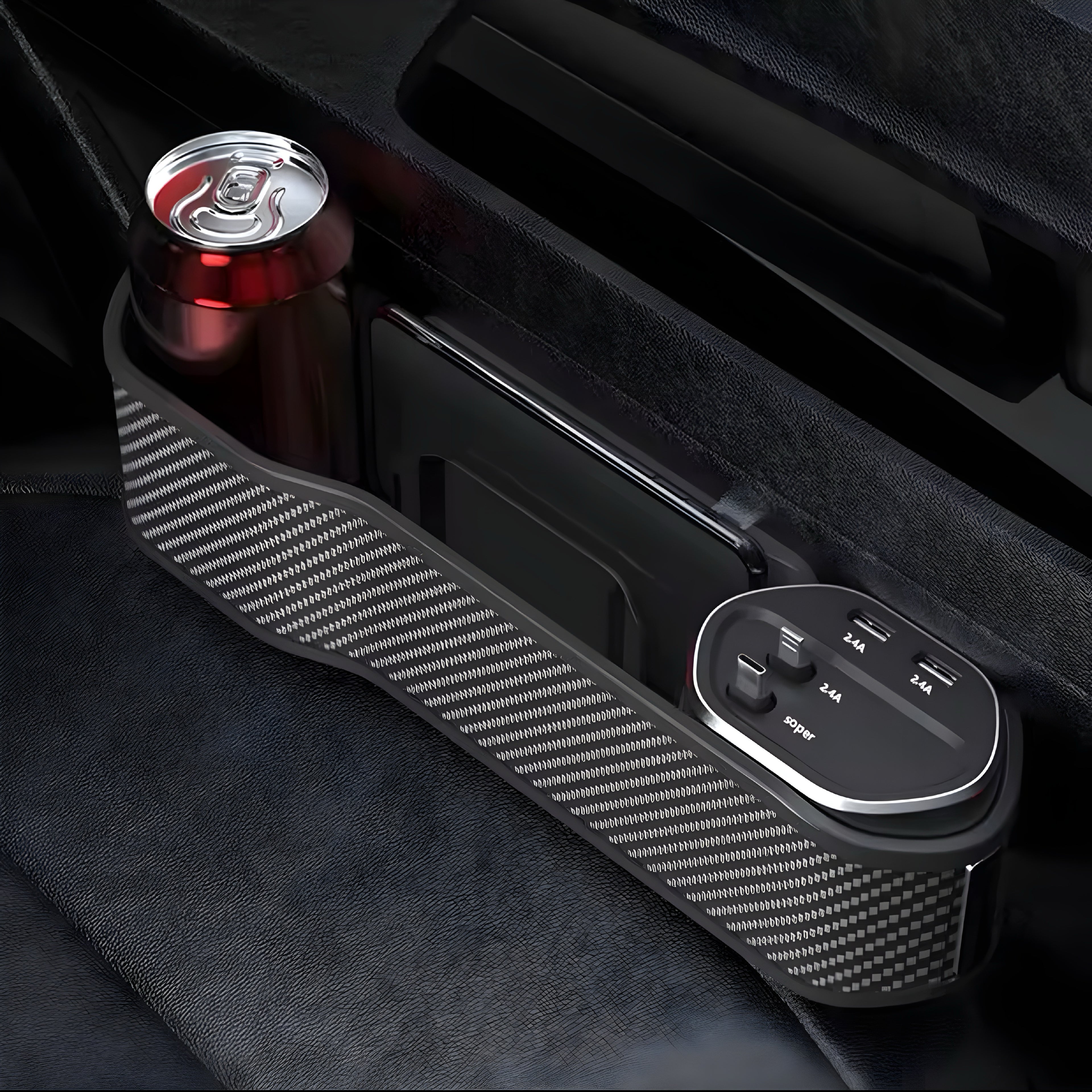 Organizador de Espacio para Asiento de Coche – Funcional y Elegante