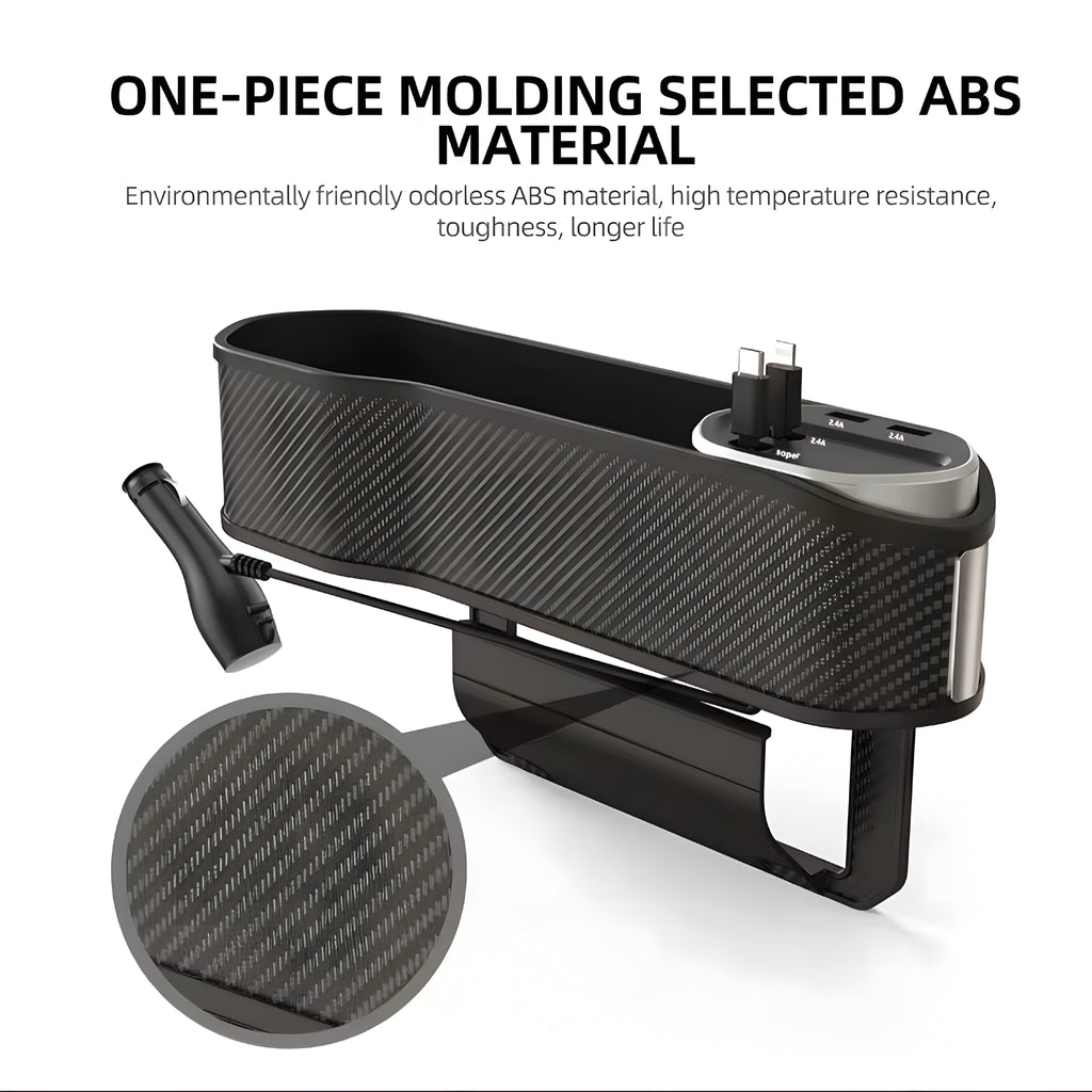 Organizador de Espacio para Asiento de Coche – Funcional y Elegante