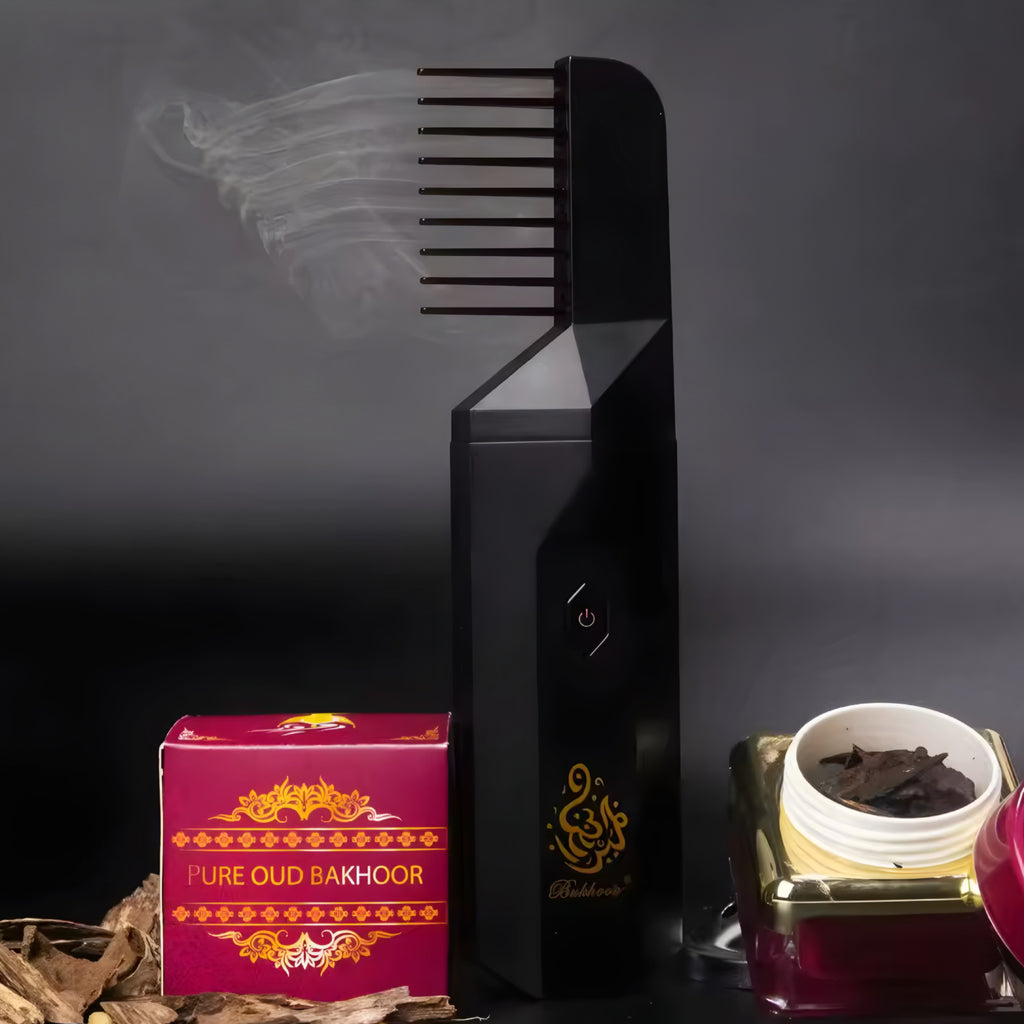 Difusor Eléctrico 2-en-1 y Peine – Aromaterapia y Cuidado Personal en un Solo Dispositivo
