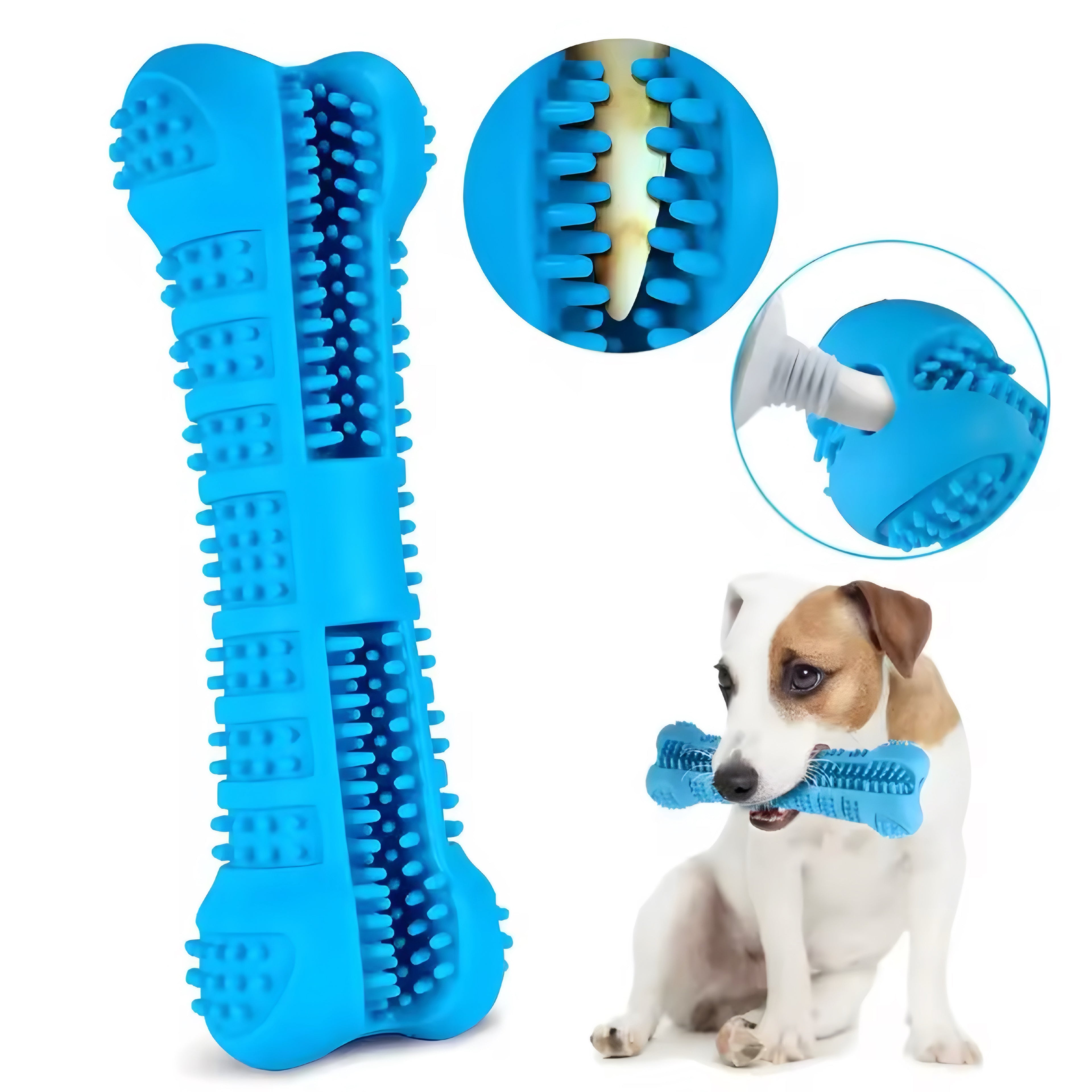 Cepillo de Dientes y Juguete Masticable 360°